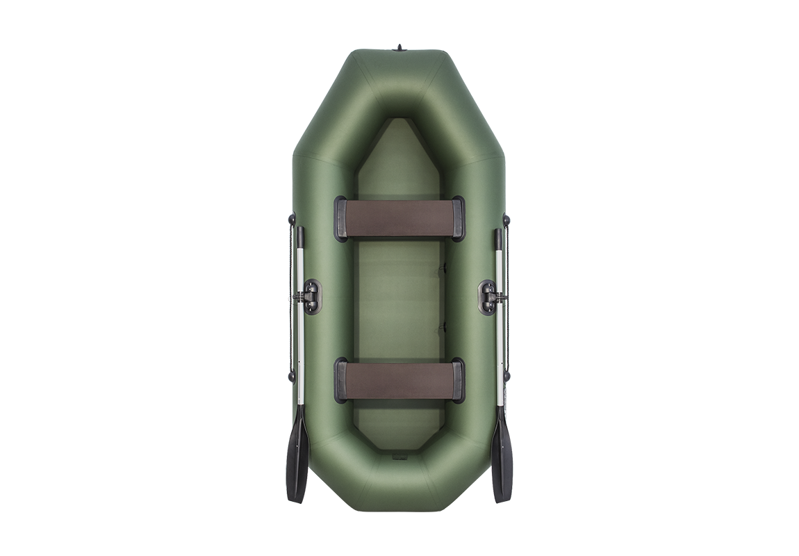 АКВА-ОПТИМА 260 зеленый гребная пвх лодка