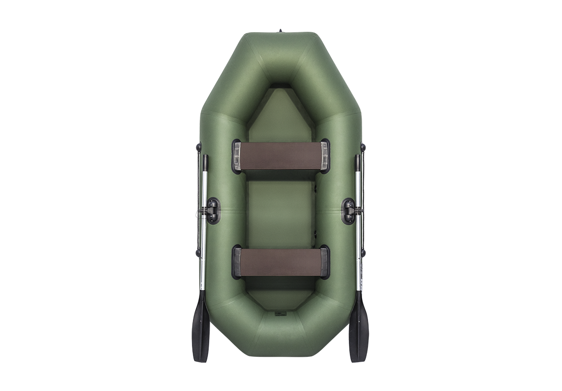 АКВА-ОПТИМА 240 зеленый гребная пвх лодка