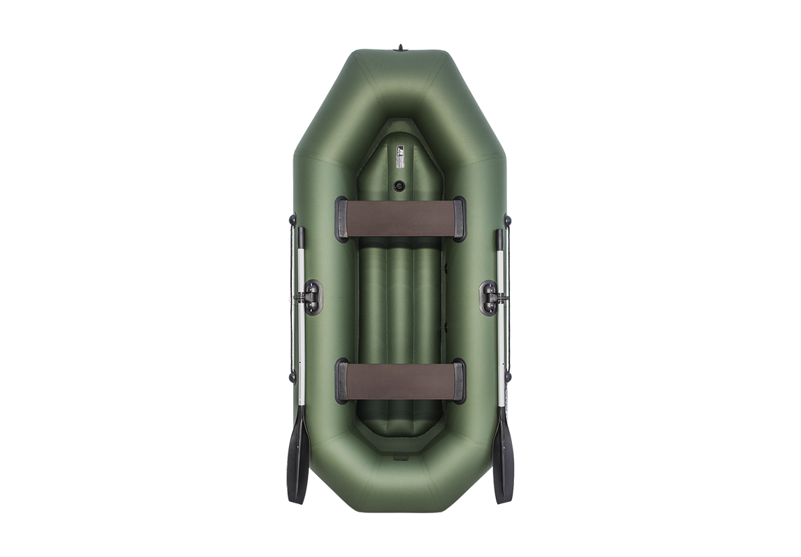 АКВА-ОПТИМА 260 НД зеленый гребная пвх лодка