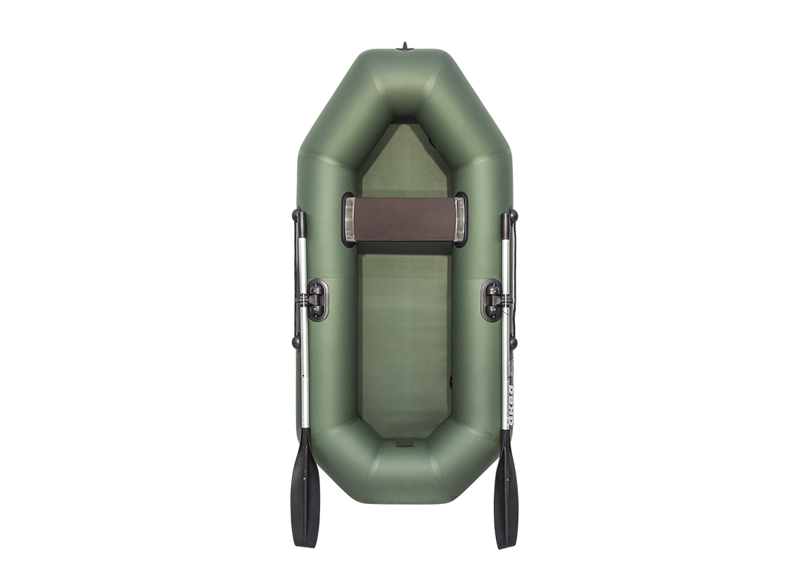 АКВА-ОПТИМА 210 зеленый гребная пвх лодлка