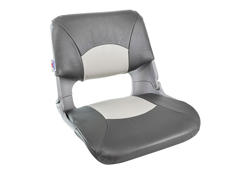 Кресло складное мягкое SKIPPER, цвет серый/темносерый 1061017