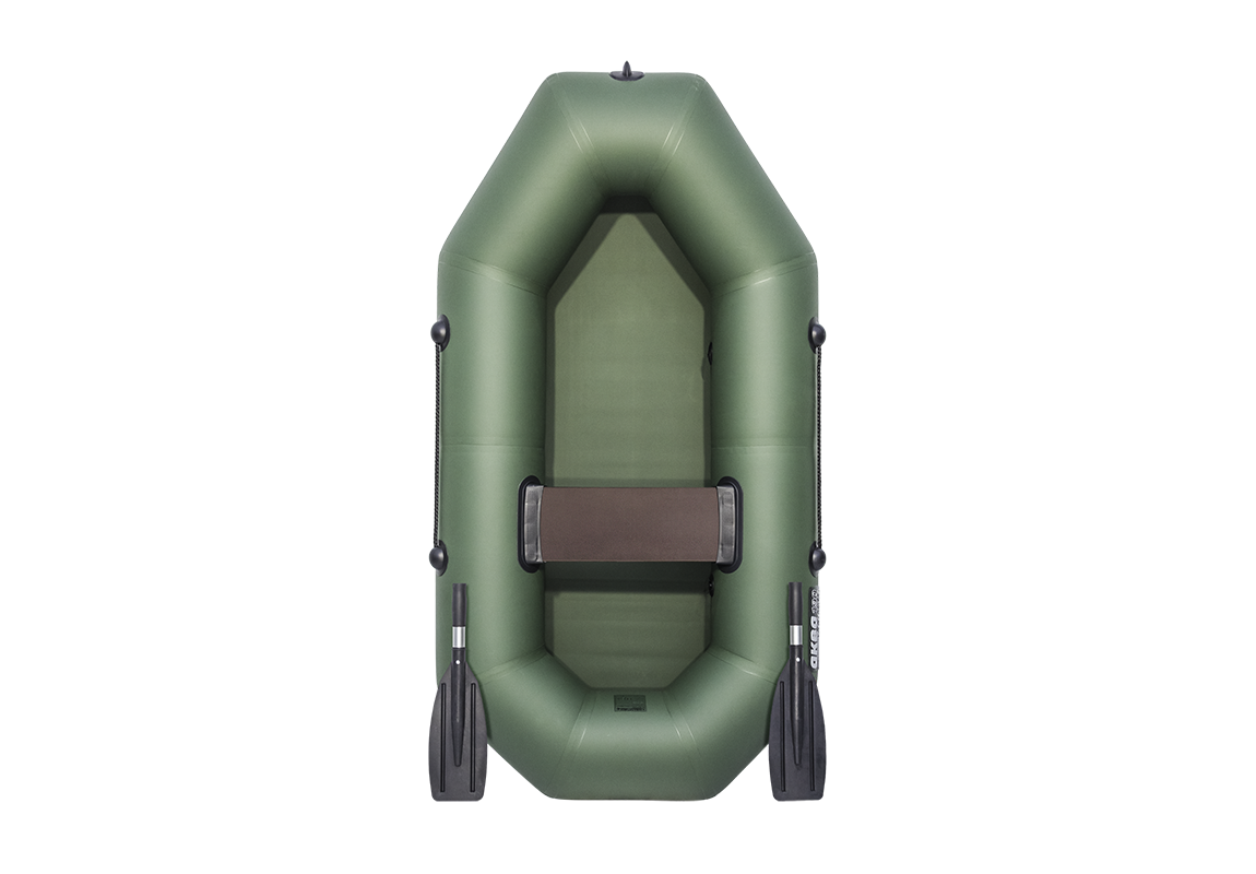 АКВА-ОПТИМА 190 зеленый гребная пвх лодка
