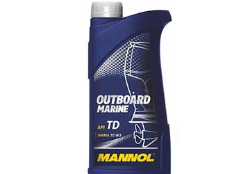 Mannol 2Т Outboard MARINE API TD TC-W3  псинтетика 1л. 