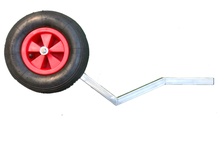 Транцевые колеса на струбцине для лодок ПВХ универсальные