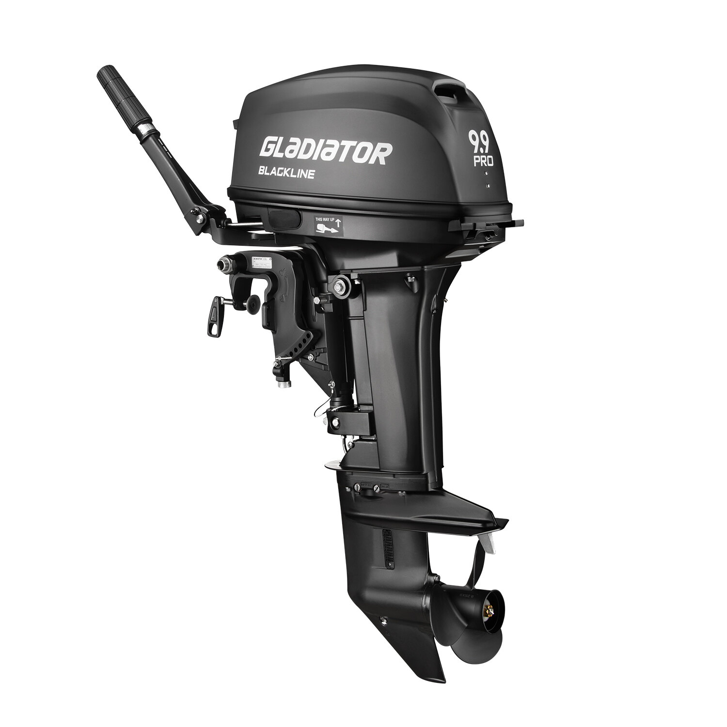 Лодочный мотор GLADIATOR G9.9PRO FHS BLACKLINE