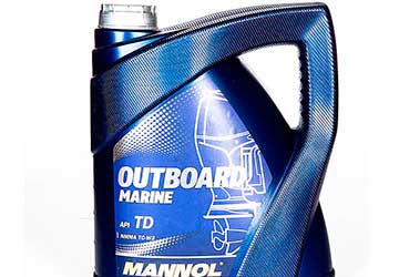 Mannol 2Т Outboard MARINE API TD TC-W3  псинтетика 4л. 